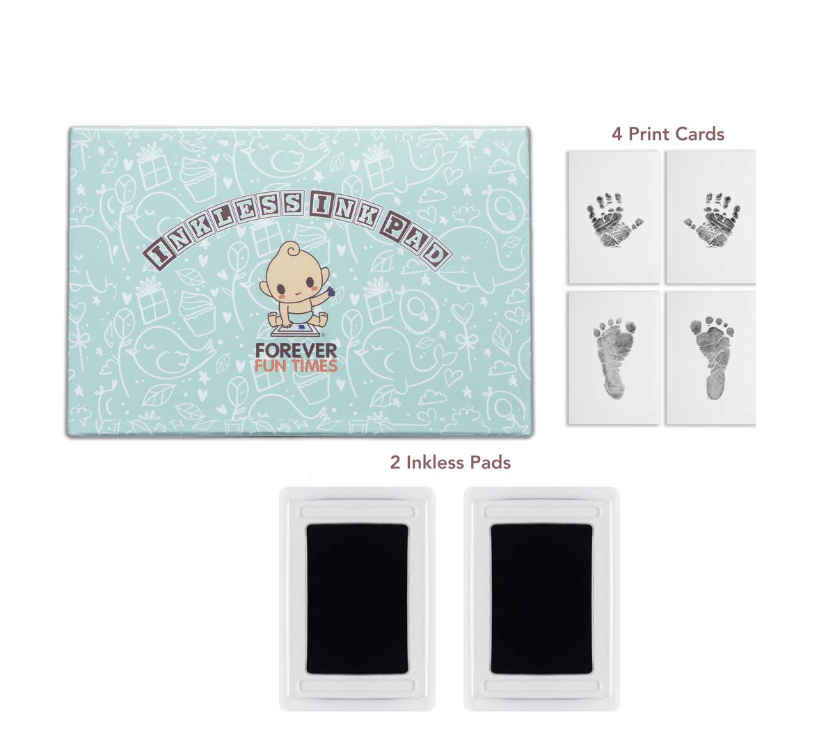 No-Touch Inkless Baby Hand and Footprint Kit, Kuwait