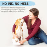 Inkless Pet Paw Print Wipe Kit